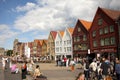 Tourists in Bergen Norway