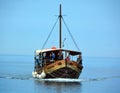 Tourists boat in Rovinj, Croatia