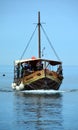 Tourists boat in Rovinj, Croatia Royalty Free Stock Photo