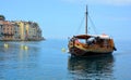 Tourists boat in Rovinj, Croatia Royalty Free Stock Photo