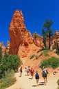 Tourists at Bryce Canyon National Park