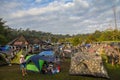 Tourists camping in Khaoyai National Park