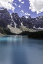 Lake Moraine- Valley of the Ten Peaks Royalty Free Stock Photo