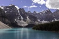 Lake Moraine - Valley of the Ten Peaks Royalty Free Stock Photo