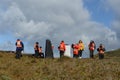 Tourists at Cape horn.