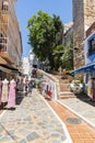 Tourists at Carmen street Marbella old town Spain