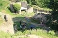 Tourists on Castle Girls Stone