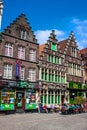 Tourists in city center of Gent