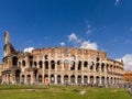 Tourists Colosseum Rome Italy