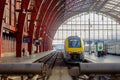 Tourists and commuters in the beautiful historic Antwerp Central train station Royalty Free Stock Photo