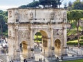 Tourists Constantine Rome Italy