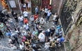 Tourists in front of the House of Juliet, Verona Royalty Free Stock Photo