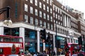 Tourists and customers near Primark clothing store on Oxford Street in London.