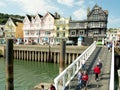 Tourists at Dartmouth Ferry.