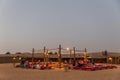 Tourists Desert Camp for Experienced The Show in Desert at Dubai