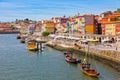 Tourists on Duoro River Embankment. Porto