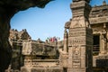 Tourists in Ellora caves