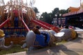 Tourists enjoy activities inside the Shanghai Disneyland , China