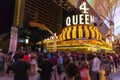 Tourists enjoy free concerts in Las Vegas, June 21, 2013. Royalty Free Stock Photo