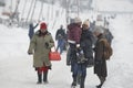 Tourists Enjoy At Gulmarg Kashmir Baramulla Country india