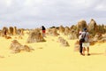 Tourist recreation in the Pinnacles desert, Nambung National Park, Western Australia