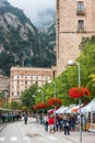 Tourists enjoy visiting Montserrat monastery