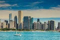 Tourists enjoying architecture tour in Chicago