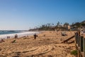 Tourists enjoying beautiful Laguna Beach Royalty Free Stock Photo