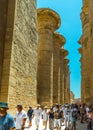 Tourists enjoying the Luxor Temple Complex