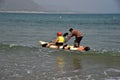 Kayaking At Rushikonda Beach in Visakhapatnam Royalty Free Stock Photo