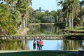 Tourists enjoying the view at Fairchild Tropical Gardens