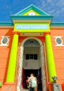 Tourists Entering Nassau Straw Market