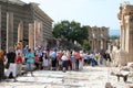 Tourists in ephesus