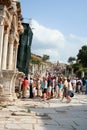 Tourists in ephesus