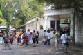 Tourists excursion in gulangyu scenic Royalty Free Stock Photo