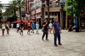 Tourists exploring the Linq, Las Vegas, Nevada Royalty Free Stock Photo