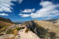 Tourists on Formentor Royalty Free Stock Photo