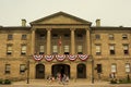 Tourists in front of the Province House in Charlottetown