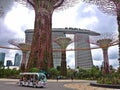Tourists in Gardens by the Bay, Singapore Royalty Free Stock Photo