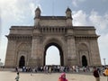 Tourists at the Gateway of India & Taj Mahal Hotel, Mumbai