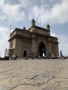 Tourists at the Gateway of India & Taj Mahal Hotel, Mumbai