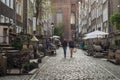 Tourists in Gdansk