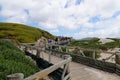 Tourists going to visit African penguins colony.