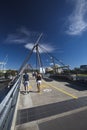 Tourists on Goodwill Bridge over Brisbane River