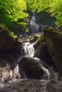 Tourists at the Halit waterfall