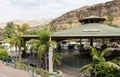 Tourists at Hamat Gader Hot springs Royalty Free Stock Photo