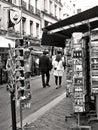 Tourists having a stroll at Rue Cler, Paris