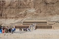 Tourists heading to Queen Hapshepsut temple
