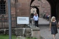 Tourists in Helidelberg Germany