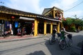 Tourists in Hoian ancient town Royalty Free Stock Photo